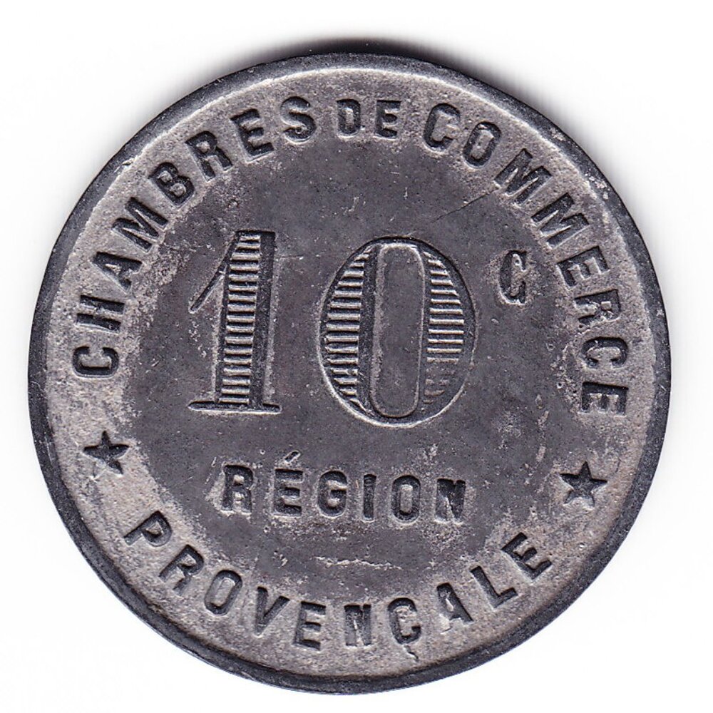 Marseille Provence 10 Centimes Token (b122)